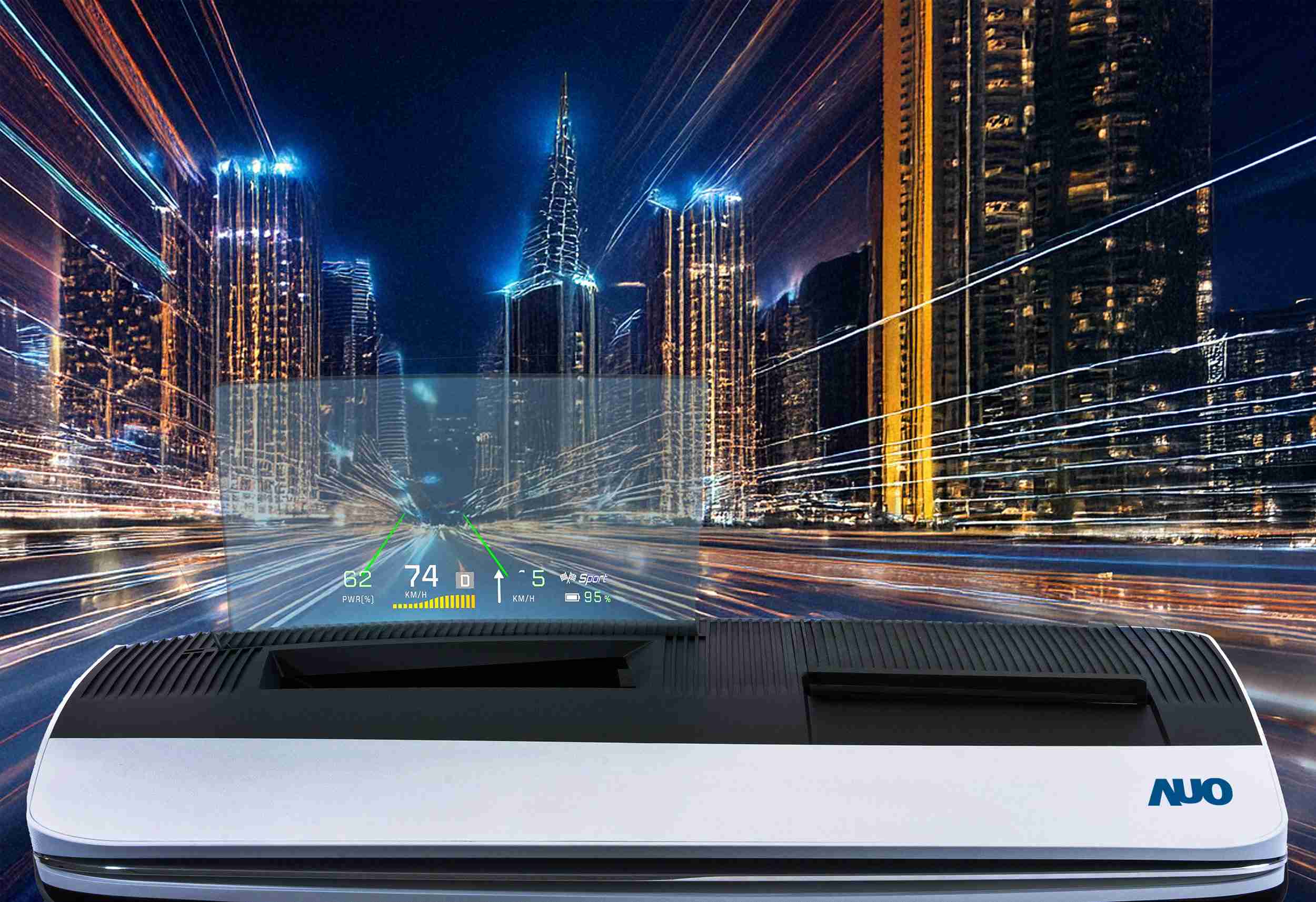 杏悦2推出13吋Micro LED抬头显示器，，提供高入眼亮度、、、高色彩饱和度的显示质量，，在阳光下或黑暗中都清晰可见，，并利用Micro LED模块体积小的优势，，，，解决车用空间有限的痛点